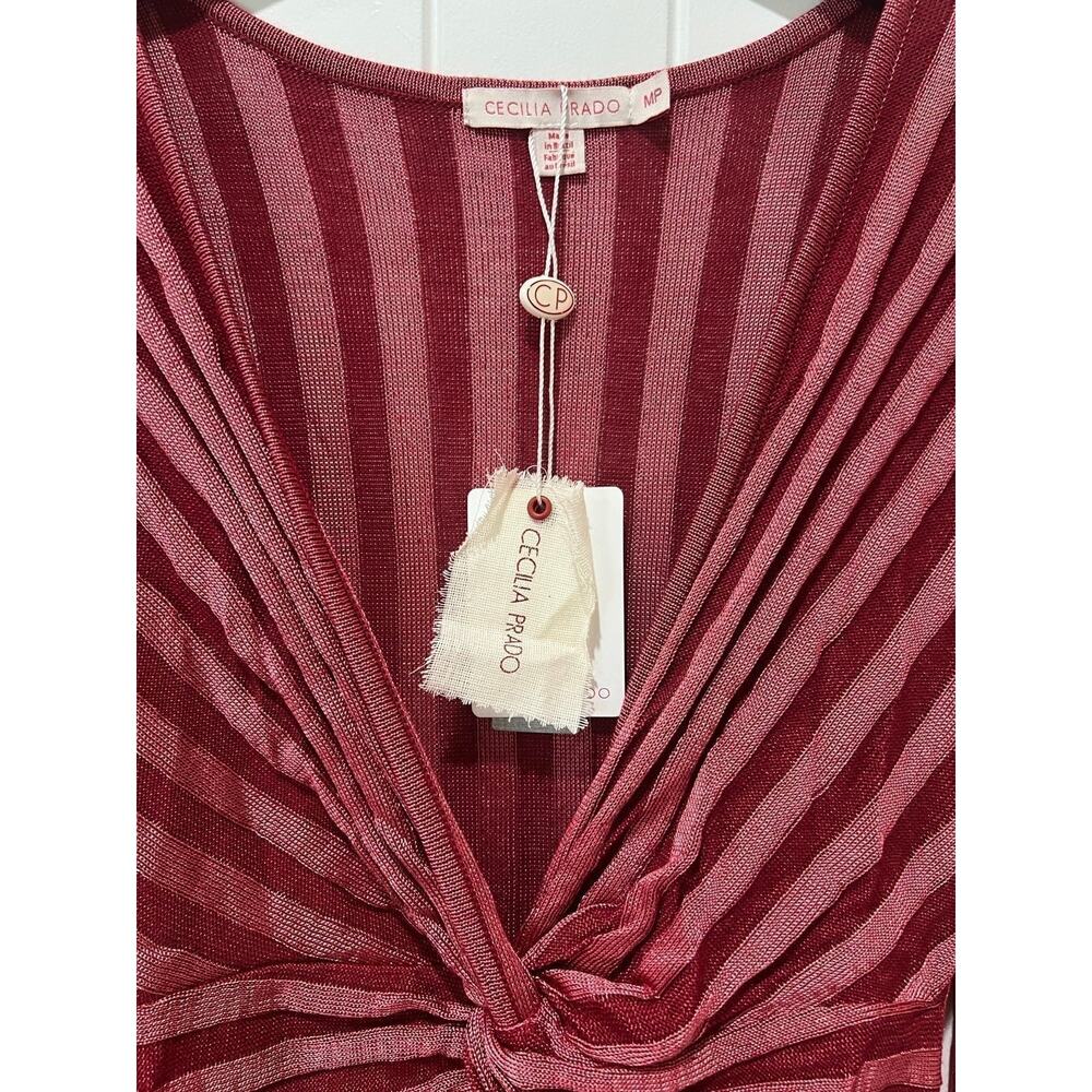 NWT❤️Anthropologie Cecilia Prado Twist-Front Dress szMP - Picture 8 of 11